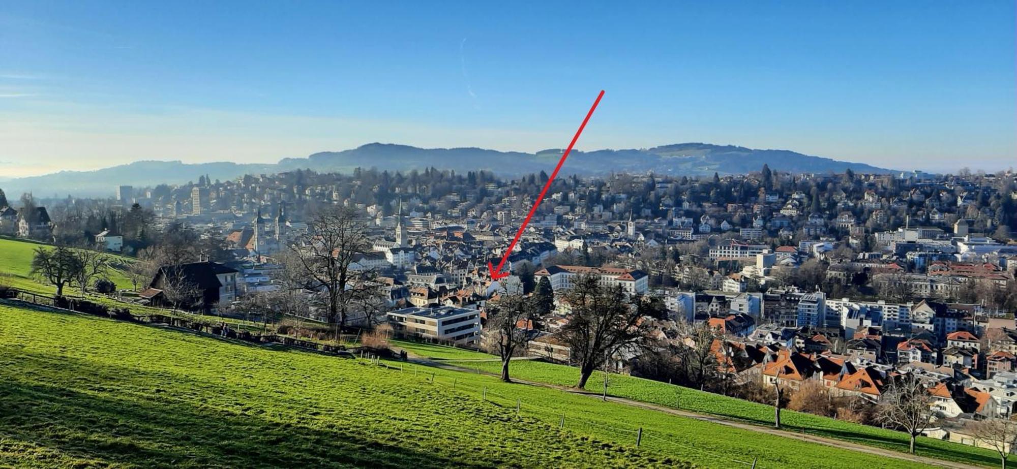 Ruhige, Neue Dachwohnung An Altstadt, Naehe Messe St. Gallen Exterior foto